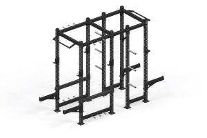 MAGNUM+ SERIES XRIG™ - Powerlifting Cage with Half Rack