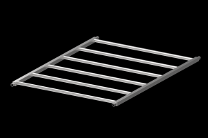 4'x6' Stainless Steel Ladder Bars (108 cm.) - EN16630
