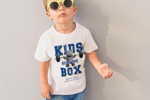 Buben T-Shirt - BEAR_KIDS RULE THE BOX