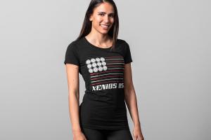 T-shirt Donna - Xenios USA FLAG
