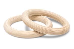 Gymnastic Wood Rings - 28 mm