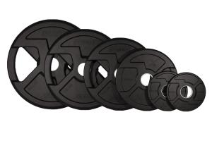 Rubber X-Grips Olympic Plates