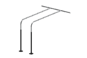 6' Stainless Steel Calisthenics Parallel Bars - (168 cm.) - EN16630