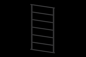 4' Stainless Steel Vertical Ladder (108 cm.) - EN16630