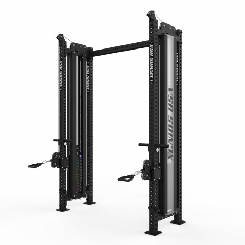 Stand Alone Cable Crossover Weight Stack Station - H 270 cm. - MS+