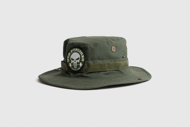 Bush Hat - WOD Punisher Patch - Verde Militare