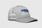 Trucker Hat - Flag 3D - Silver/White/Blue - One Size