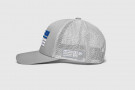 Trucker Hat - Flag 3D - Silver/White/Blue - One Size
