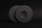CNC STEEL - Black Powerlifting Calibrated Steel Plate - 0,5 Kg.