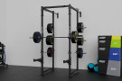 The Essentials Series: 1 Rack with Power Lifting Cage Wall Mounted