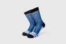 Workout Socks - Labyrinth - Blue-Black - Xenios USA