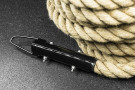 Natural Fiber Sled Drag Rope 15 m - 30 mm w/steel eyelet end