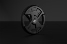 Black Rubber X-Grips Olympic Plate - 15 Kg