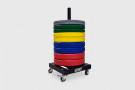 Bumper Plates Stacker with wheels