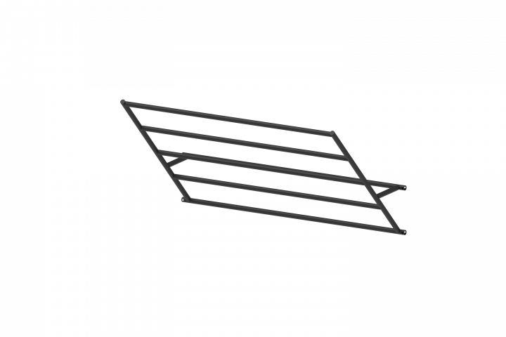 6' Stainless Steel Offset Wing Ladder - (168 cm.) - EN16630