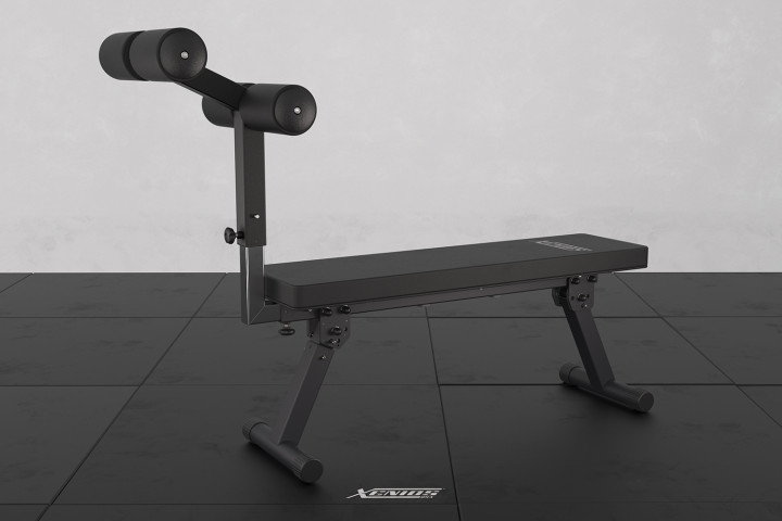 Foldable Utility Flat Bench with Crunch Option