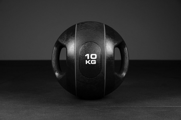USED - 10,8" Fitness Grips Rubber Med Ball (27,5 cm.) - 10 Kg.