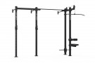 Compact RIG + RACK - Wallmounted - w/Multi Pulley Station - w/Bar J-Rack