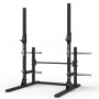 Heavy Duty Squat Stand - Equipped - with Plates Rack and Bar J-Rack
