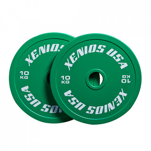 CNC STEEL - Green Powerlifting Calibrated Steel Plate - 10 Kg.