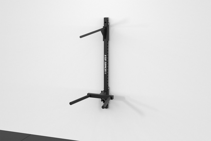 Wall Mounted Workout Track w/Dips and Pull-Ups Stations