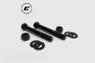 XRIG™ - Black E-coated Hardware set for XRIG M16x100 mm.