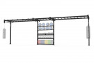 MAGNUM+ SERIES XRIG™ - Wall Mounted Bridge Storage Workout Station-Functional Team with Ladder